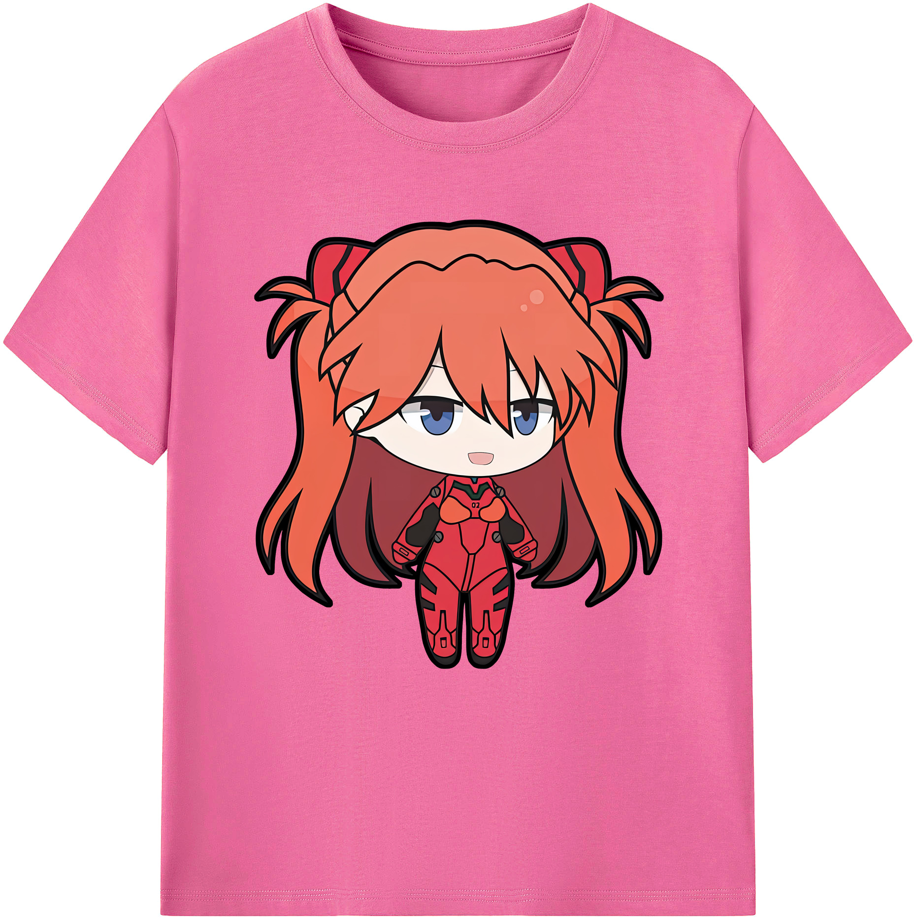 （画像用） EVA 新世紀エヴァンゲリオン レディースカジュアルプリントTシャツ（綿100％）